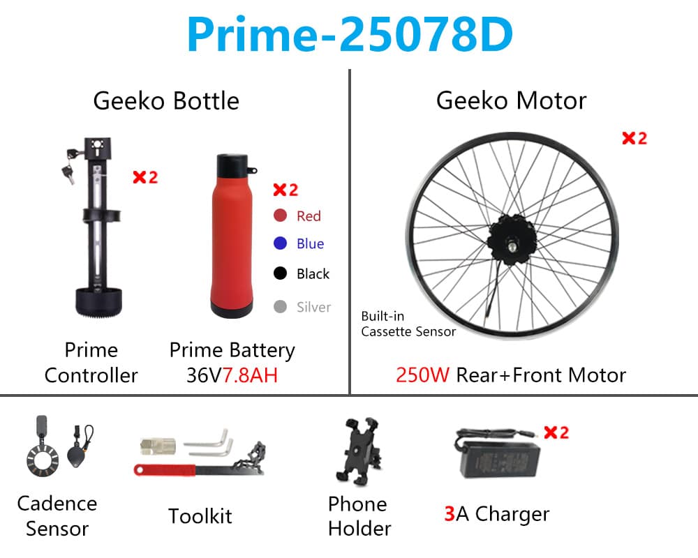 Geeko Dual - Ebike Kits - 100g.tech